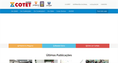 Desktop Screenshot of cotet.com.br